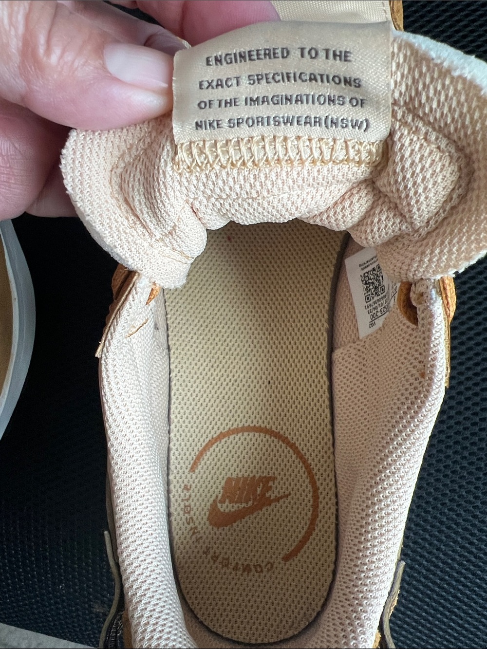 Nike Women’s Mustard Tan & Brown Casual Sneaker - Picture 5 of 10